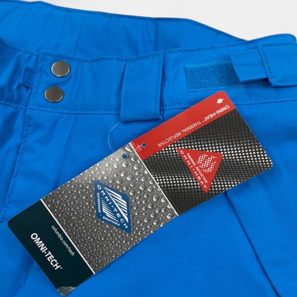 Columbia Men's Omni-Tech NEW Insulated Ski Snow Board Artic Pants Blue Small - Picture 5 of 12